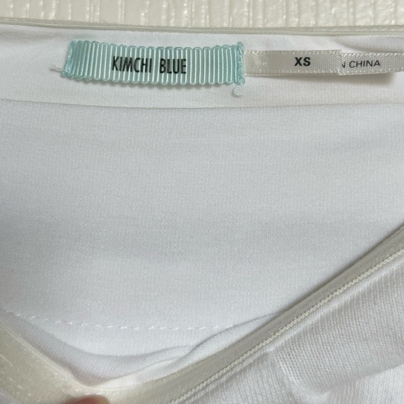 KIMCHI BLUE: RUFFLE BANDEAU TOP - SIZE XS - Picture 4 of 5